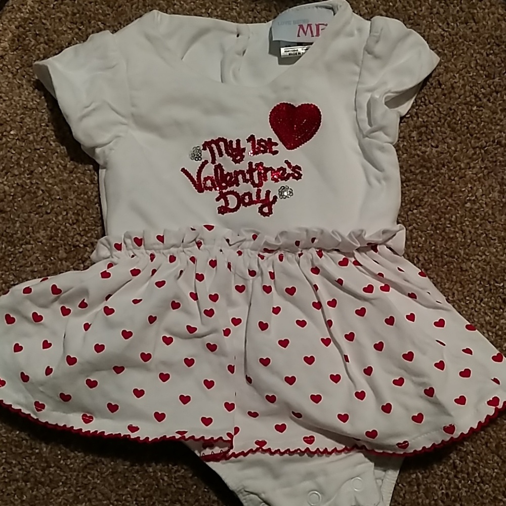Baby's first Valentine's dress